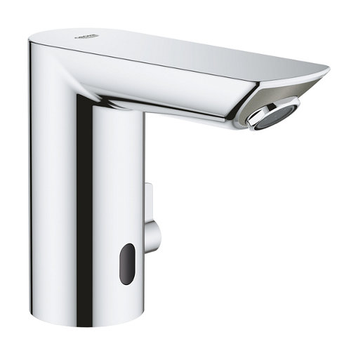 Grifo lavabo con sensor mezclador grohe bau cosmopoliltan cromo de la marca Grohe en acabado de color Gris / plata fabricado en ABS