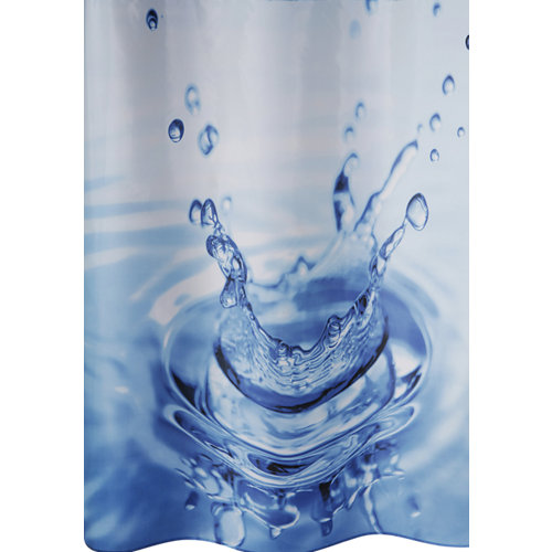 Cortina de de baño gota poliéster 180x180 cm