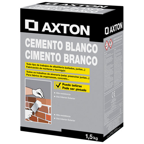 Cemento blanco axton 1.5kg