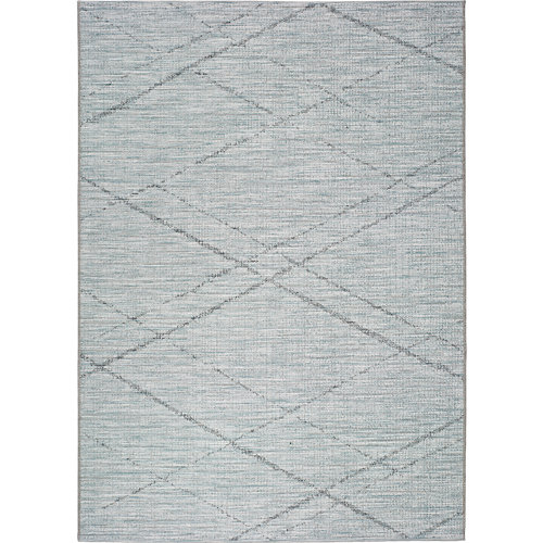 Alfombra azul polipropileno in-out weave 9315 130 x 190cm