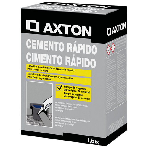 Cemento rápido axton 1 5 kg