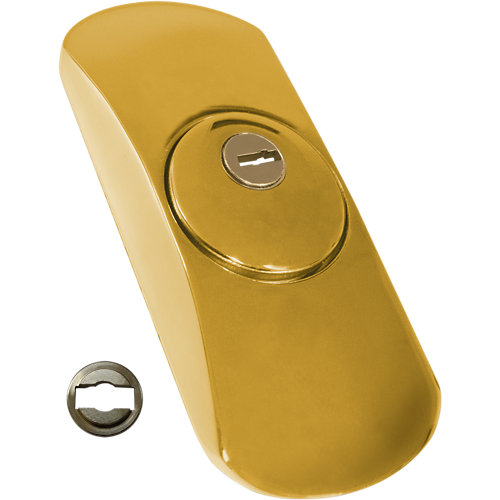 Escudo de seguridad para cilindro sqdo dorado pintado