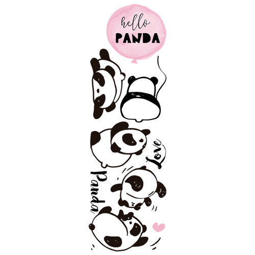 Sticker funny ml love panda adh. 65108 22x70