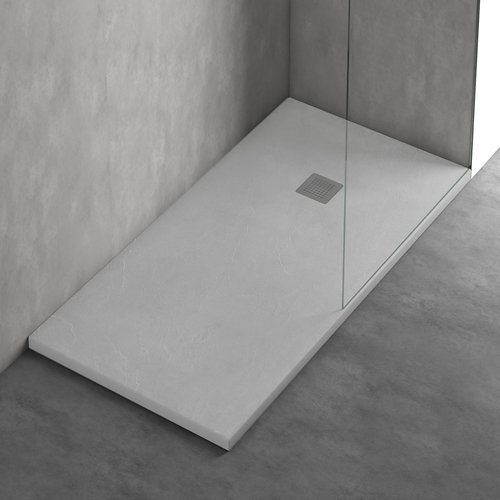 Plato ducha rectangular resina 100x70 cm gris tg