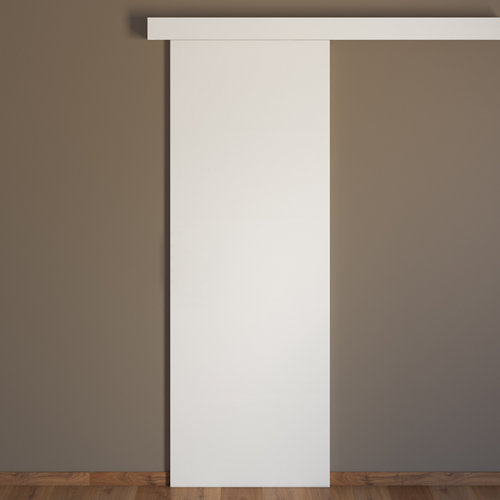 puerta prepintada lisa blanco de apertura derecha de 72.5 cm 28 Conjunto puerta corredera lyon 82,5 cm