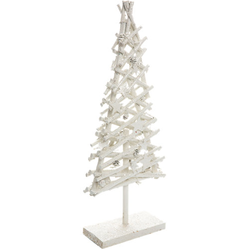 Árbol de navidad blanco 59 cm