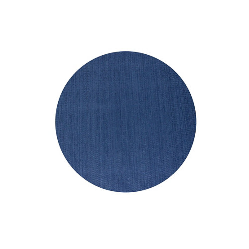 Alfombra de vinilo redonda teplon fresh cobalto 120ø de la marca TEMYPLAST en acabado de color Azul fabricado en PVC