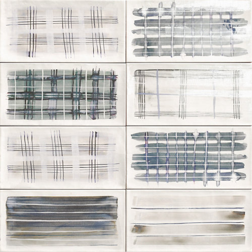 Ceramica cocina o baño/ deco aquarel grey/mainzu/gris 15x30