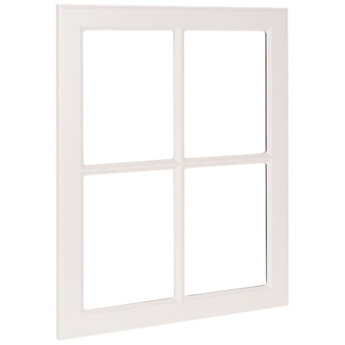 Puerta de cocina vitrina oxford blanco 59,7x76,5 cm