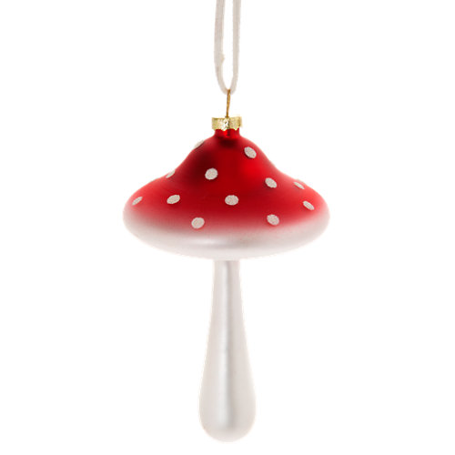 Adorno colgante rojo / dorado navidad 12 cm