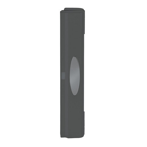 Portarrollo dispensador gris de abs y acero inoxidable