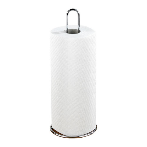 Portarrollo para papel de cocina cromo brillante
