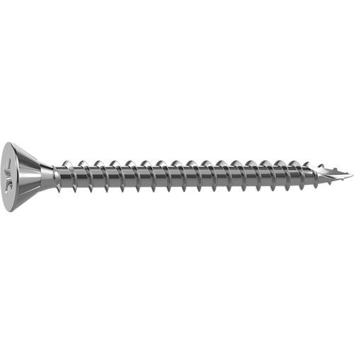 300 tornillo para madera con cabeza fresada de acero y 25 mm