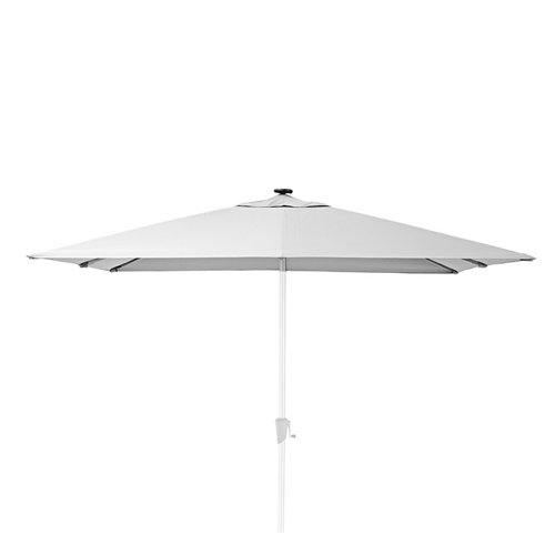 Toldo parasol exterior naterial sonora led blanco 290 cm