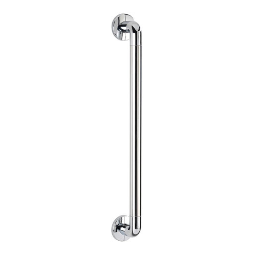 Asidero de baño secura 8x7x64.5 cm gris / plata de la marca Wenko en acabado de color Gris / plata fabricado en Aluminio