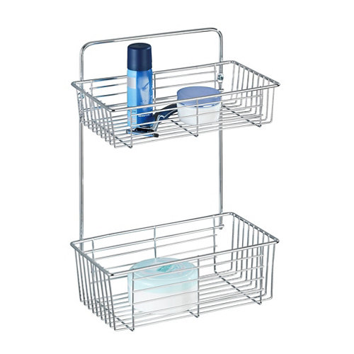 Organizador de ducha catania gris / plata 26x38x cm de la marca Wenko en acabado de color Gris / plata fabricado en Metal