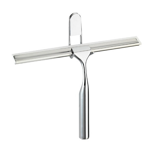 Limpiamamparas classic con colgador acabado cromado de la marca Wenko en acabado de color Gris / plata fabricado en Metal