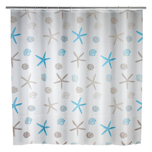 Cortina de baño bella mare multicolor 180x200 cm de la marca Wenko en acabado de color Multicolor fabricado en PEVA