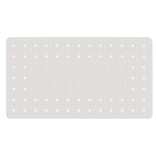 Alfombra antideslizante mirasol blanco 39x69 cm de la marca Wenko en acabado de color Blanco fabricado en Goma