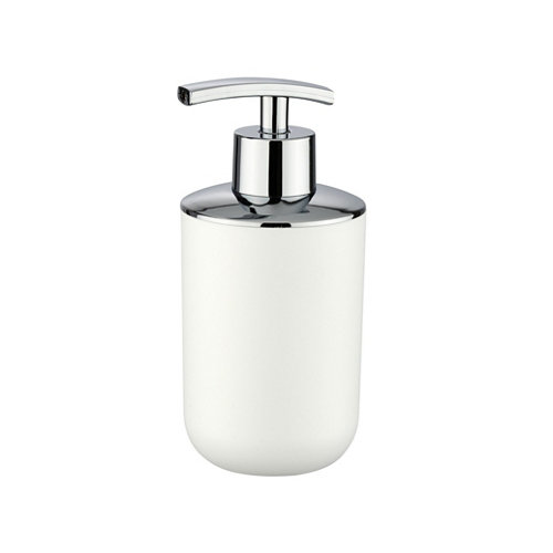 Dispensador de jabón brasil blanco de la marca Wenko en acabado de color Blanco fabricado en Plástico
