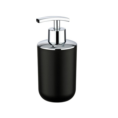 Dispensador de jabón brasil negro de la marca Wenko en acabado de color Negro fabricado en Plástico