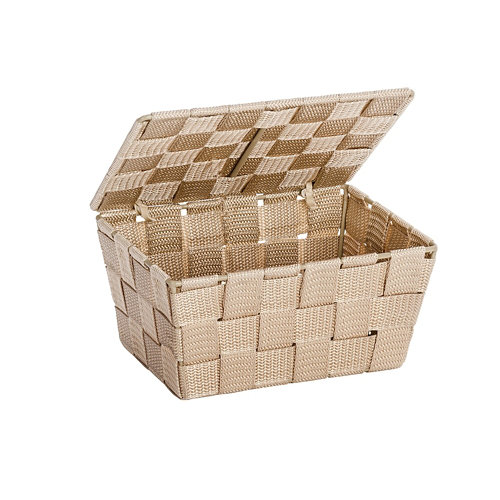 Cesta adria beige 19x10 cm de la marca Wenko en acabado de color Beige fabricado en Polipropileno