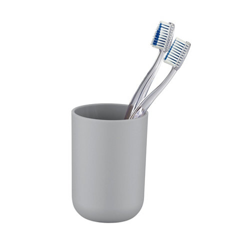 Vaso de baño brasil gris de la marca Wenko en acabado de color Gris / plata fabricado en Plástico