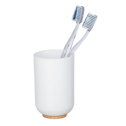 Vaso de baño posa blanco de la marca Wenko en acabado de color Blanco fabricado en Plástico