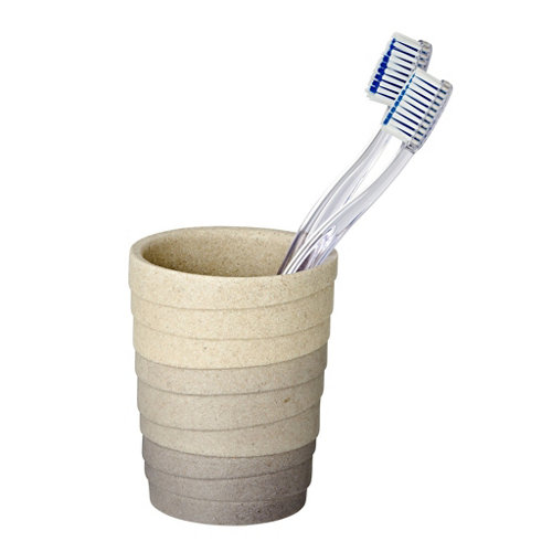 Vaso de baño cuzco gris, beige de la marca Wenko en acabado de color Gris / plata fabricado en Polirresina