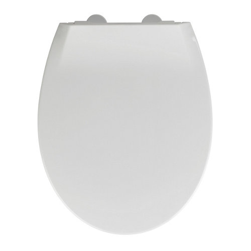 Tapa wc wenko syros blanco de la marca Wenko en acabado de color Blanco fabricado en Plástico termoduro