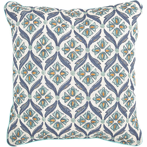 Cojín perina azul 40 x40 cm