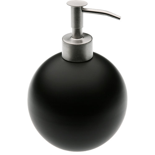 Dispensador de jabón negro