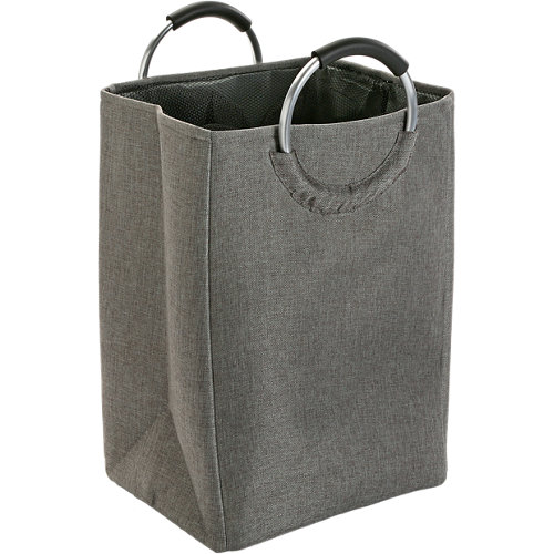 Cesto de ropa gris / plata 7.5 l de la marca VERSA en acabado de color Gris / plata fabricado en Poliéster
