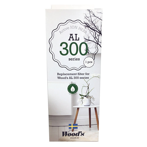 Filtro hepa para purificador al 300 de la marca Woods en acabado de color No definido fabricado en Varios, ver descripción