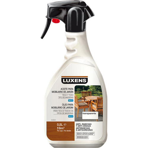 Aceite de teca agua luxens 500 ml incoloro