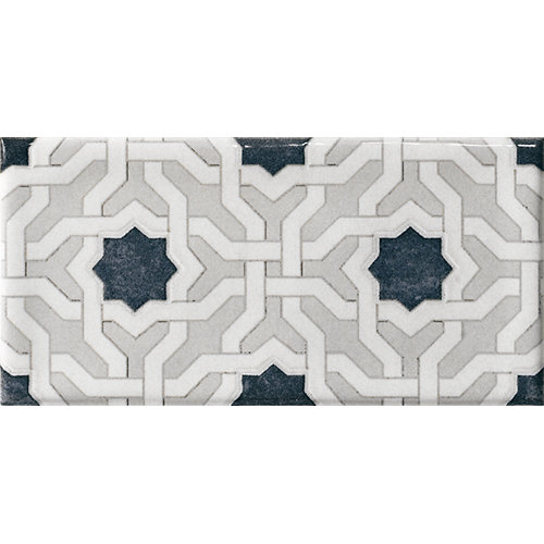 Suelo cerámico harmony 22,5x90 duduza c1 artens 23 Cenefa chic / glamour pasta roja