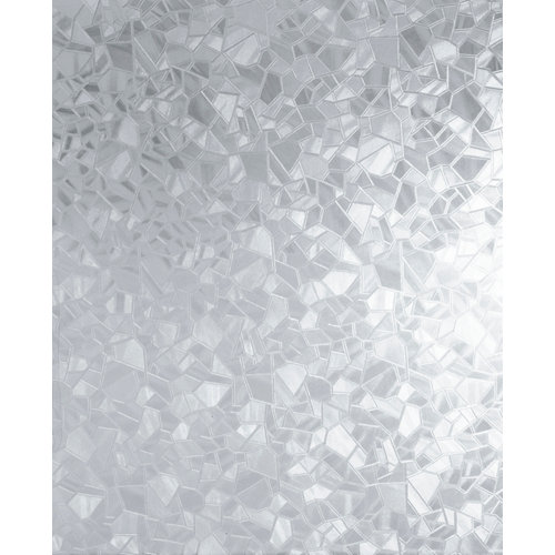 Revestimiento adhesivo mural liso semili transpare d-c-fix splinter de0.45 x 2m