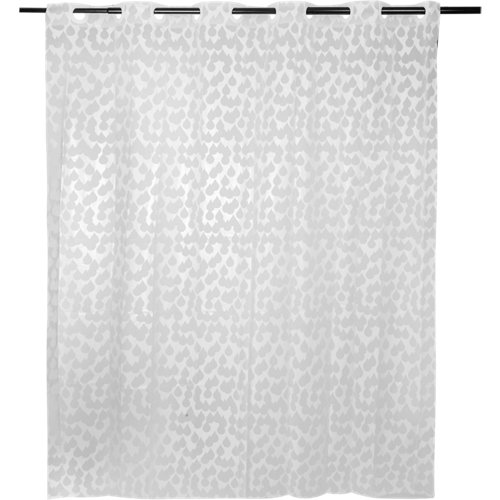 Cortina de baño easy transparente peva 180x200 cm