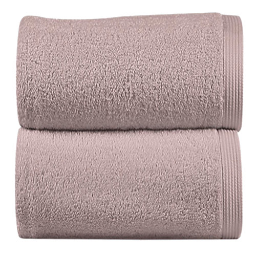 Toalla de algodón rosa 100 x 150 cm