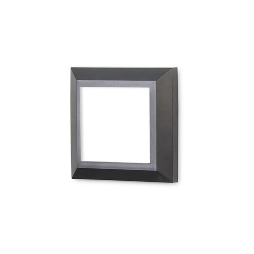 Aplique de exterior grove 45 x led 2 negro gris