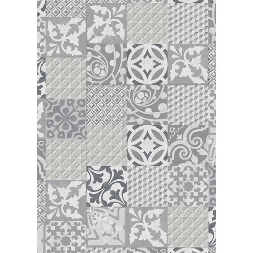 puerta berna olmo claro de apertura izquierda de 72.5 cm 23 Loseta pvc autoadhesiva gerflor forte provence grey, estilo azulejo hidráulico
