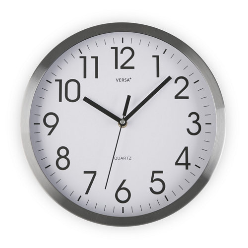 Reloj cocina aluminio 35cm diametro , 35x4.1x35cm