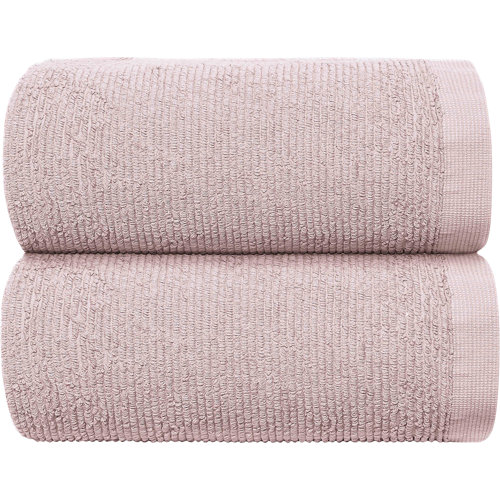 Toalla de algodón rosa 95 x 150 cm