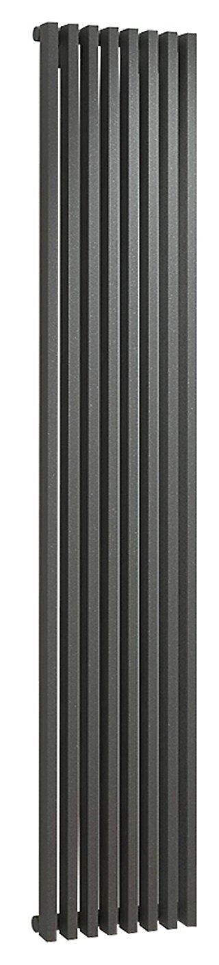 S SIENOC radiador de ba/ño 600 x 1800 mm Antracita centro de conexi/ón radiador calentador de toallas secador de toallas