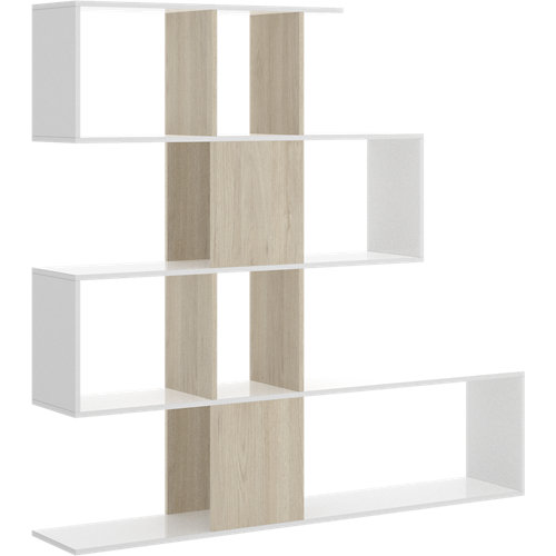 puerta sidney roble de apertura derecha de 82.5 cm 24 Estantería de madera en kit de melamina de 29x145 cm y carga max. 5 kg por balda