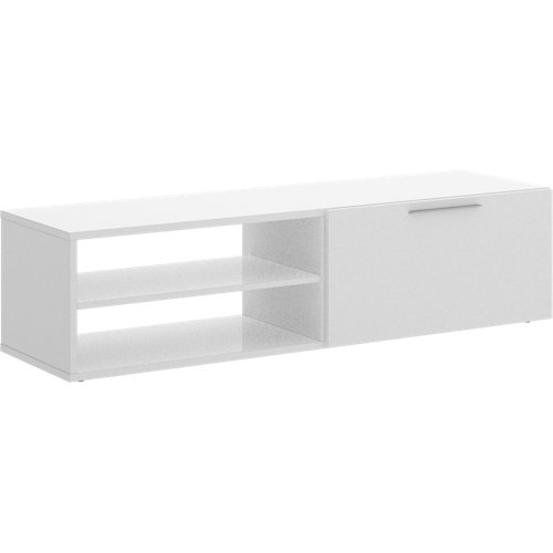 puerta bari blanco de apertura izquierda de 125 cm 24 Mueble de televisión sirius blanco 131x33x40 cm