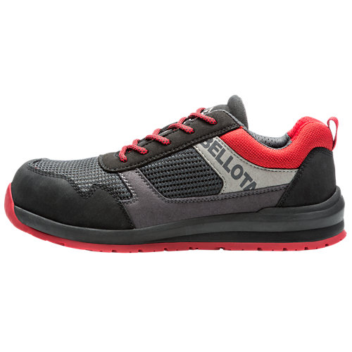 Bellota zapato street negro-rojo s1p color - talla 40