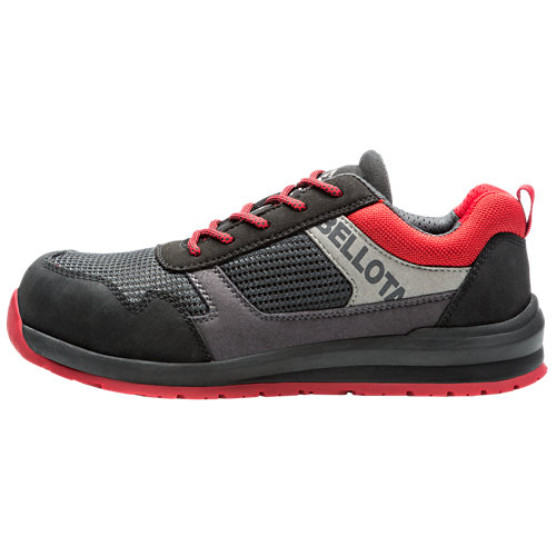 Bellota zapato street negro-rojo s1p color - talla 46