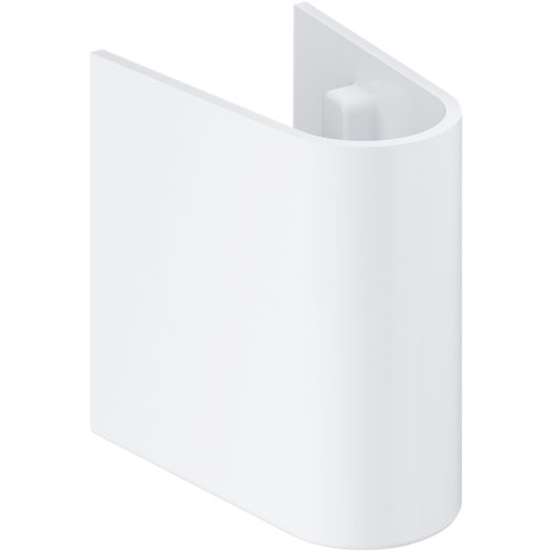Semipedestal euro ceramics 25x 36cm de la marca Grohe en acabado de color Blanco fabricado en Porcelana