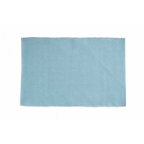 Alfombra azul algodón algodón basic 60 x 90cm